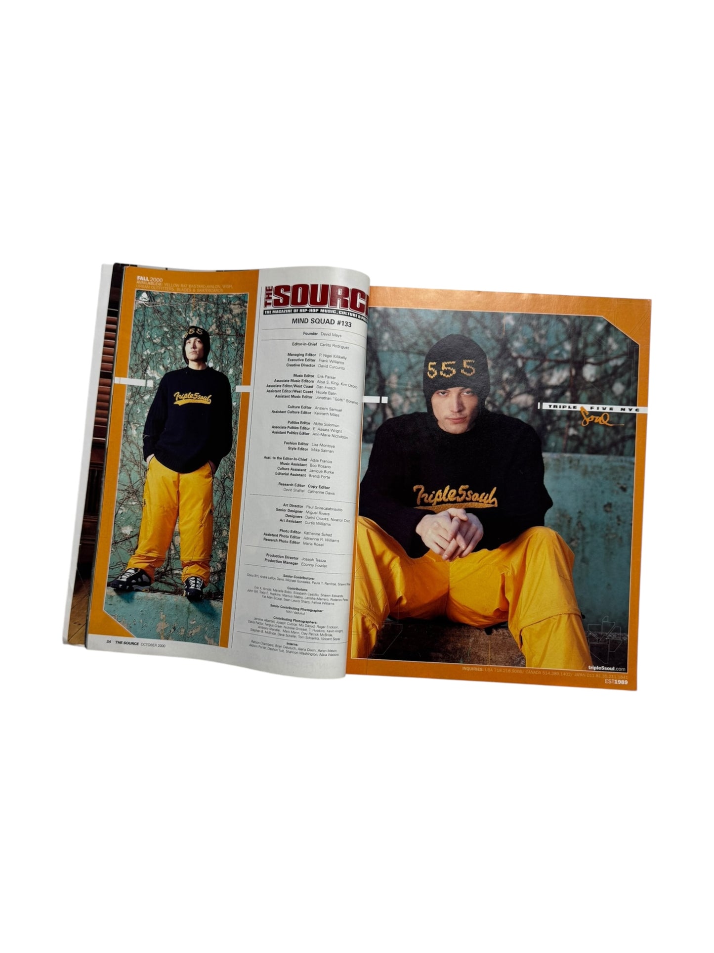THE SOURCE 'WEST MEETS EAST' COVER 1 OF 2 OCTOBER 2000