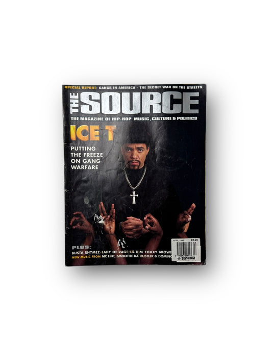 THE SOURCE ICE T 'PUTTING THE FREEZE ON GANG WARFARE' APRIL 1996