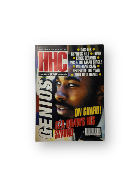 HHC GENIUS 'GZA DRAWS HIS SWORD' JANUARY 1996