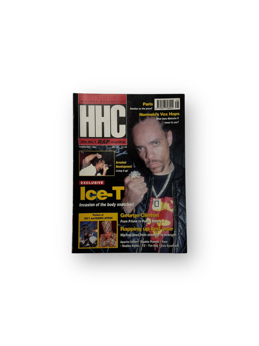 HHC ICE-T EXCLUSIVE 'INVASION OF THE BODY SNATCHER' FEBRUARY 1993